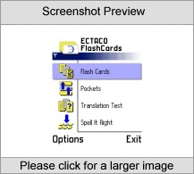 ECTACO FlashCards English <-> Bosnian for Nokia Screenshot